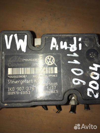Блок ABS VW Caddy, Golf, Skoda, Audi 1K0907379P