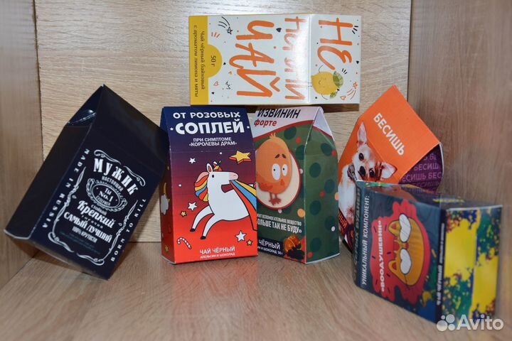 Чай в прикольной упаковке