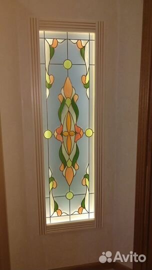 Изготовление витражей в метало-пленочной технике