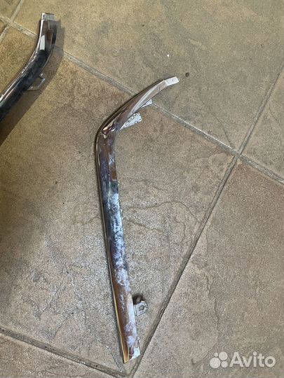 Декоративные накладки заднего бампера S63 AMG W222