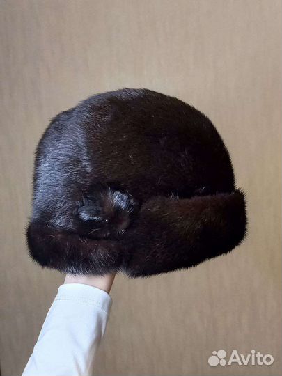 Шапка норковая женская