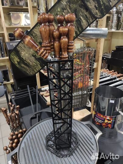 Шампура подарочные в шампурнице