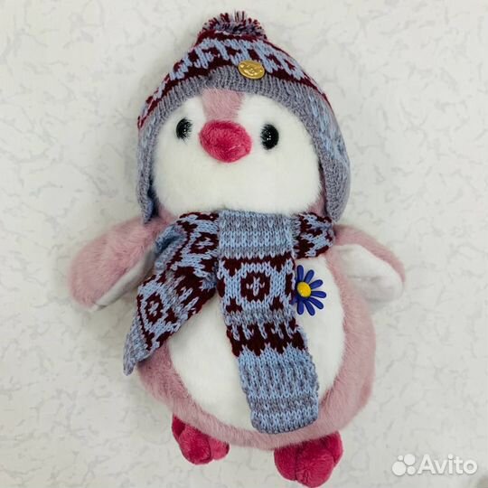 Пингвин в шапочке. Мягкая игрушка 20см
