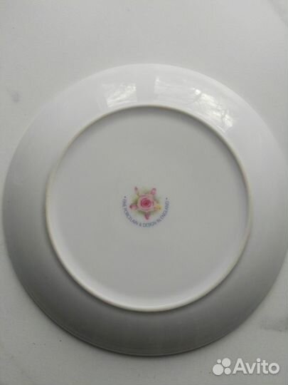 Тарелка декоративная с пейзажем (Англия)