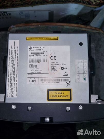 Магнитола Mercedes W164 gl