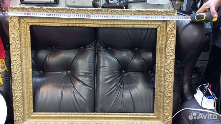 Старинная рама для картины большая