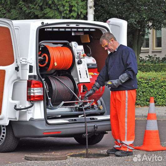 Прочистка канализации.Устранение засоров