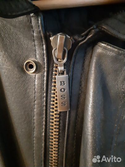 Куртка кожаная Hugo Boss