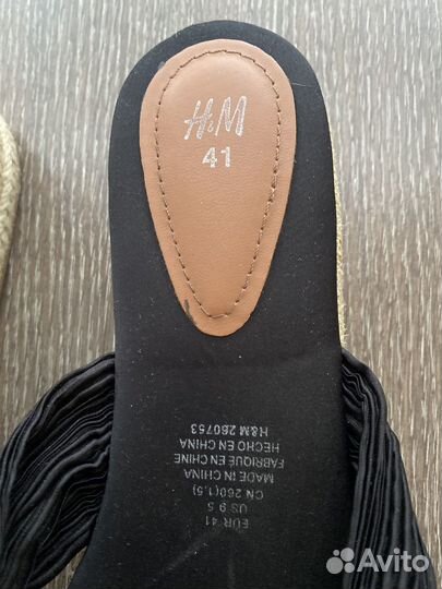 Сабо летнее фирмы H&M р. 40-41