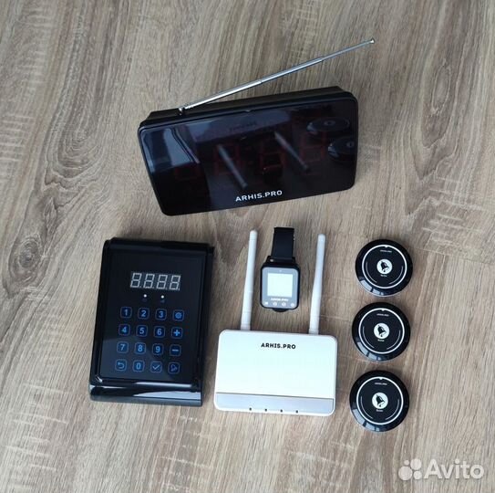 Кнопка вызова персонала, мастера / часы, пульт, та