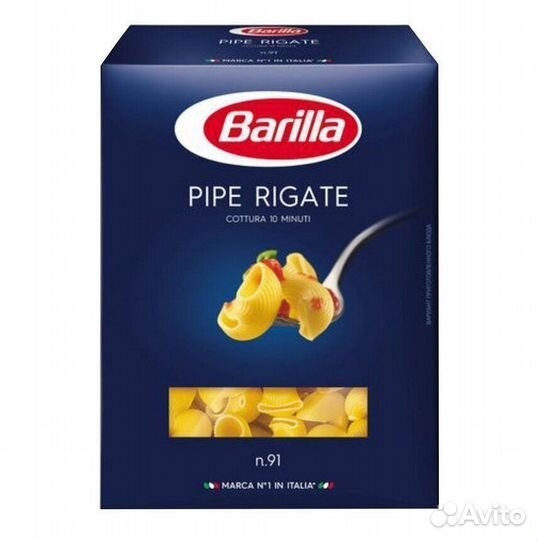 Опт - Макароны Barilla Pipe Rigate №91 450г