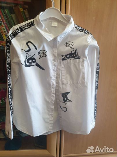 Рубашка белая