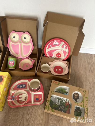 Бамбуковая посуда детская