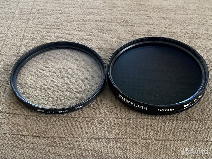 Светофильтры 58mm и фотоаксессуары