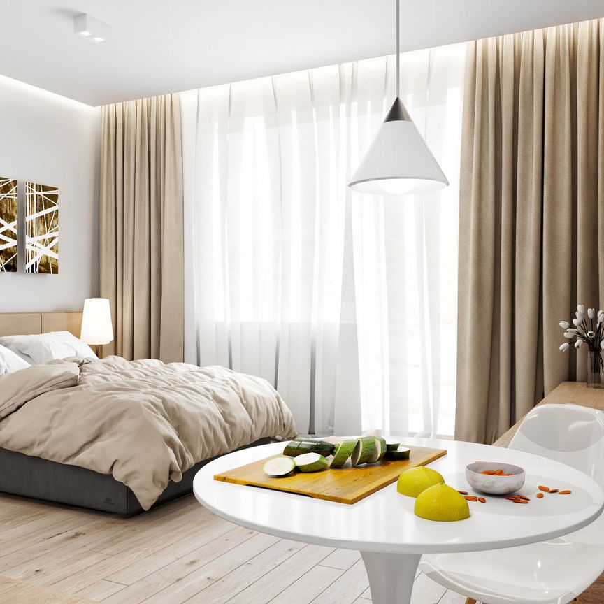 1-к. апартаменты, 25 м², 12/13 эт.