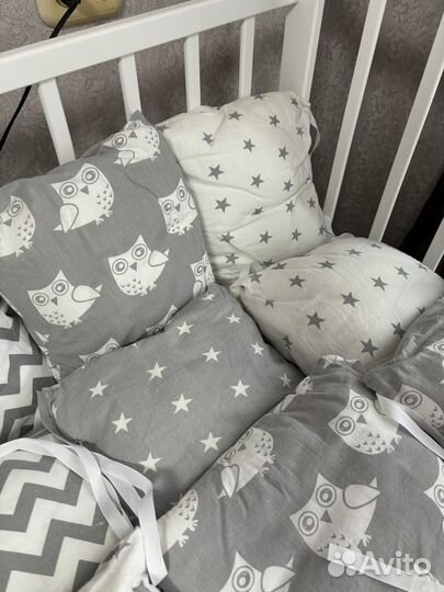 Бортики в детскую кроватку