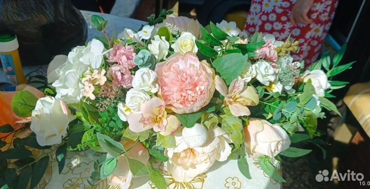 Цветочная композиция на свадьбу