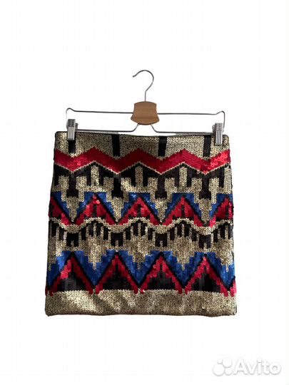 Юбка с пайетками