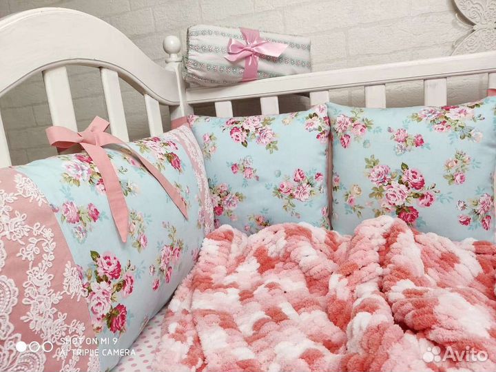 Бортики в детскую кроватку новые