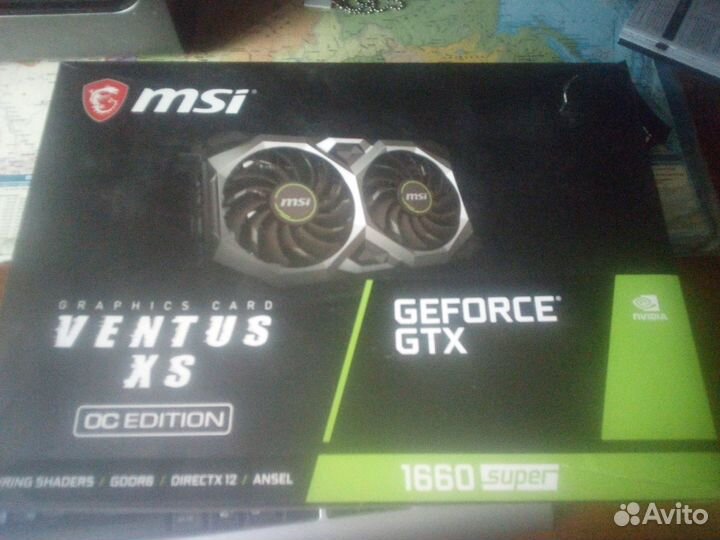Видеокарта MSI GeForce GTX 1660 Super