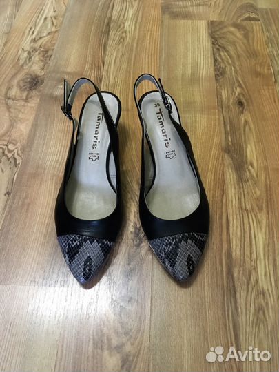 Туфли кожаные
