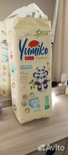 Подгузники трусики 5 Yumiko Premium