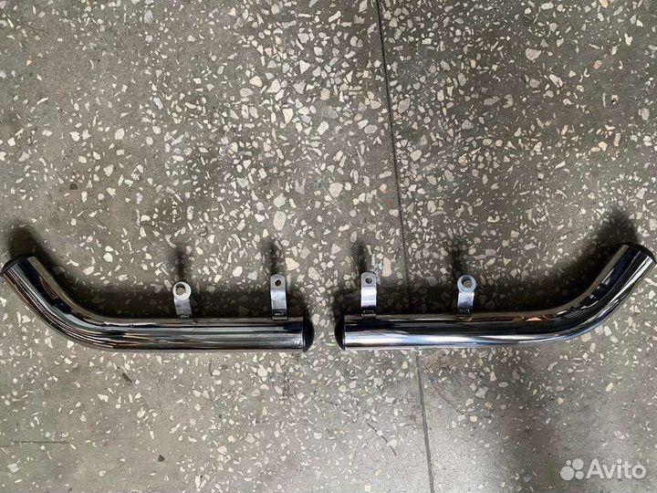 Защита заднего бампера