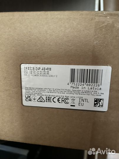 Mikrotik CRS328-24P-4S+RM