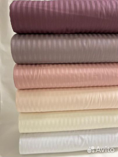 Ткань сатин-страйп LUX Турция