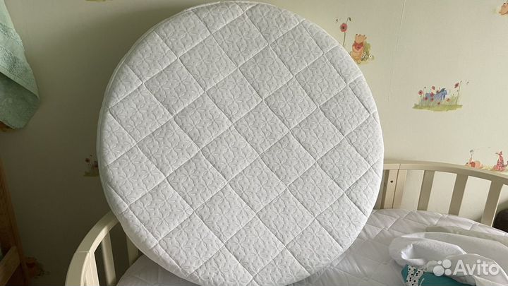 Матрас в круглую кроватку 75 см