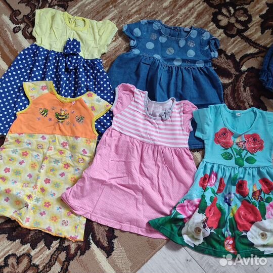 Платья пакетом для девочки на 2-3 года