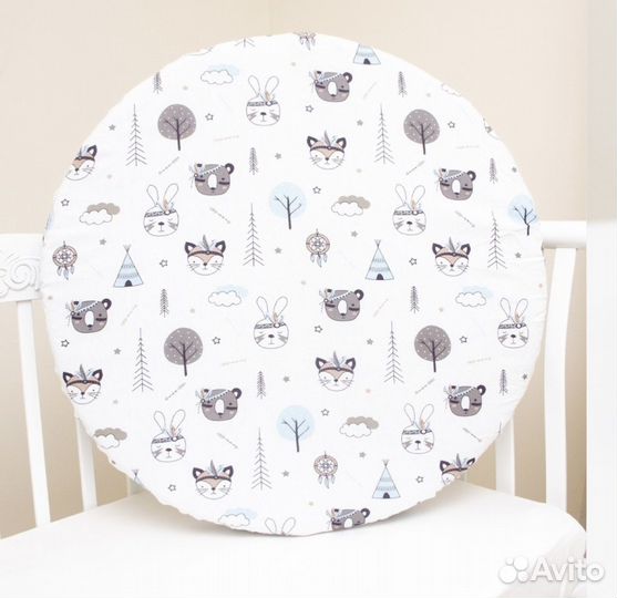 Простыни детские на резинке круглые