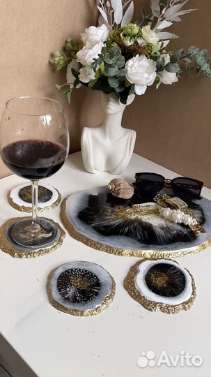Сервировочный набор ручная работа