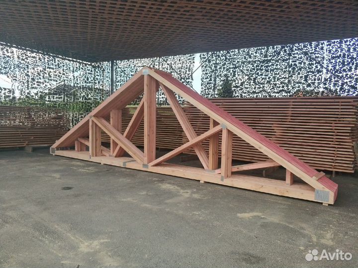 Кровельные конструкции, деревянные фермы
