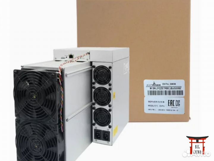 Asic майнер Antminer E9pro 3852