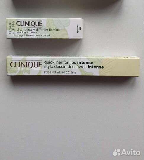 Помада и карандаш для губ (красный) clinique