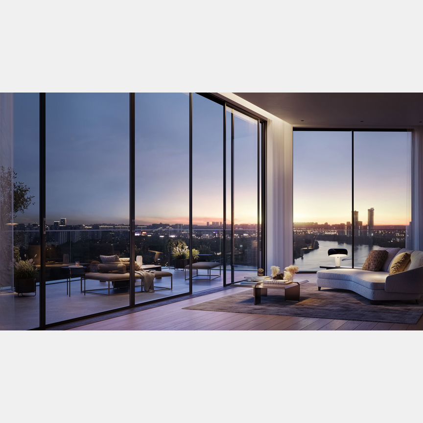 2-к. квартира, 99,1 м², 17/22 эт.