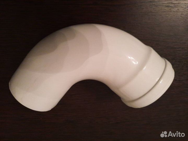 Отвод дымохода 80мм 90гр,труба 80х500мм, манжета