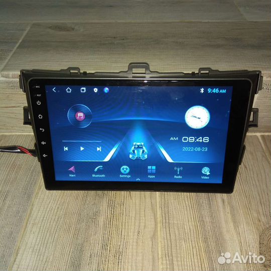 Штатная магнитола на toyota corolla e140/150