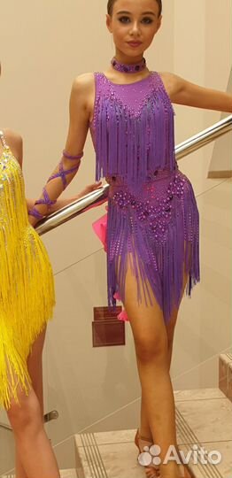 Платье для бальных танцев латина ю2