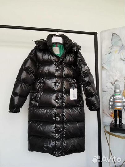 Куртка пуховик moncler длинный