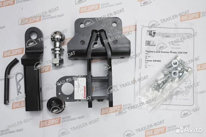Фаркоп Toyota Hilux Surf 2002-2009, под квадрат, 24760