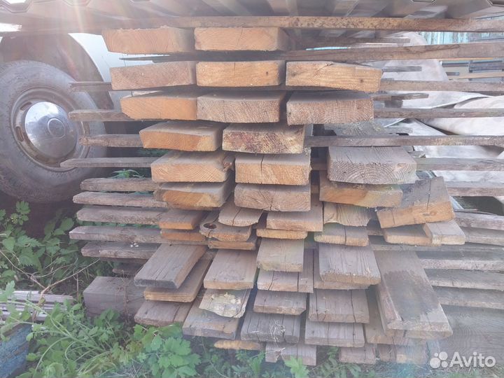 Доска обрезная бу