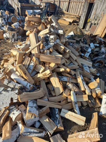 Дрова колотые, чурками