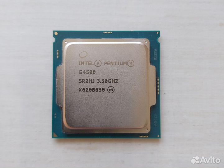 Процессор intel G4500