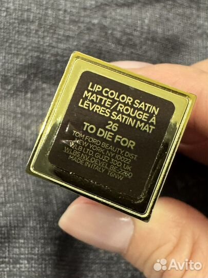 Помада Tom ford satin matte