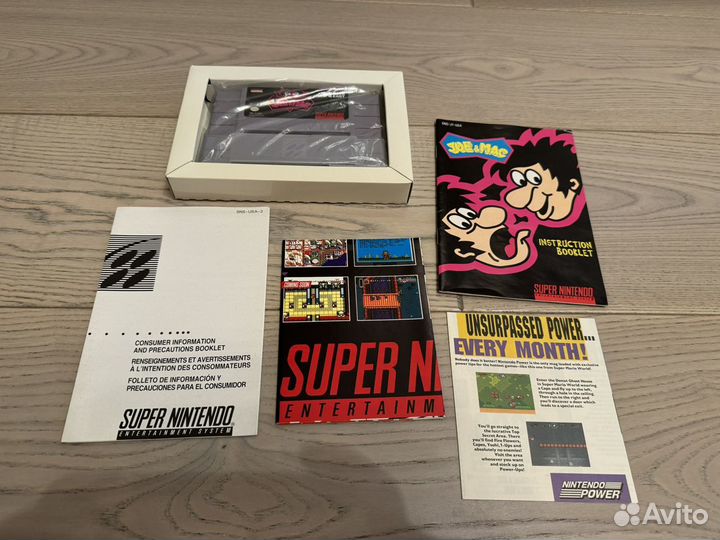 Игра Joe & Mac snes ntsc USA