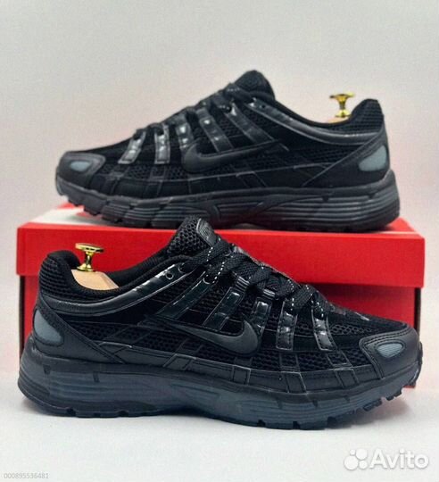 Элегантные черные кроссовки Nike P-6000