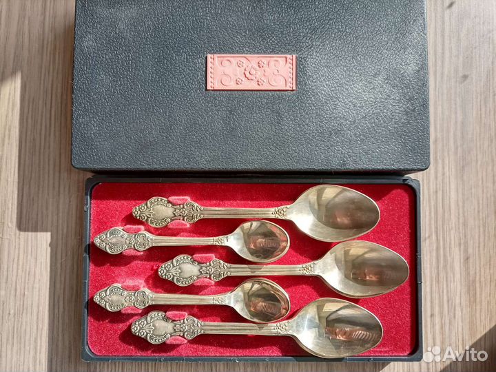 Набор чайно-кофейный посеребренный