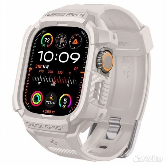 Ремешок+защитный чехол spigen rugged armor ”PRO”